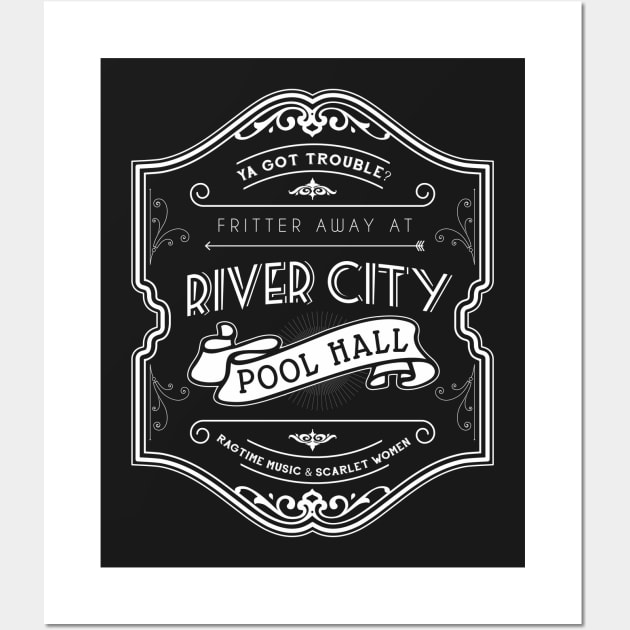 River City Pool Hall - The Music Man homage Wall Art by KellyDesignCompany